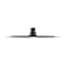 Kibi Circular 10 Metal Ultra Thin Profile Rain Shower Head 1.75 GPM - Matte Black SH1001MB - alternate 2